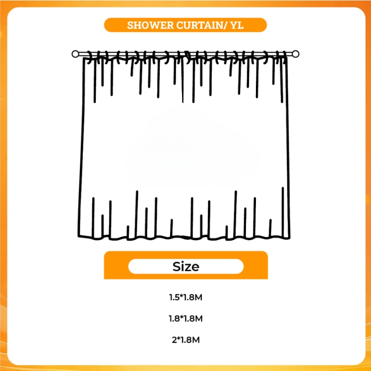 3D shower curtain - AFI Band Store